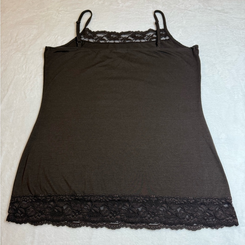 Studio Y Rich Brown Cami Top - Picture 2 of 6